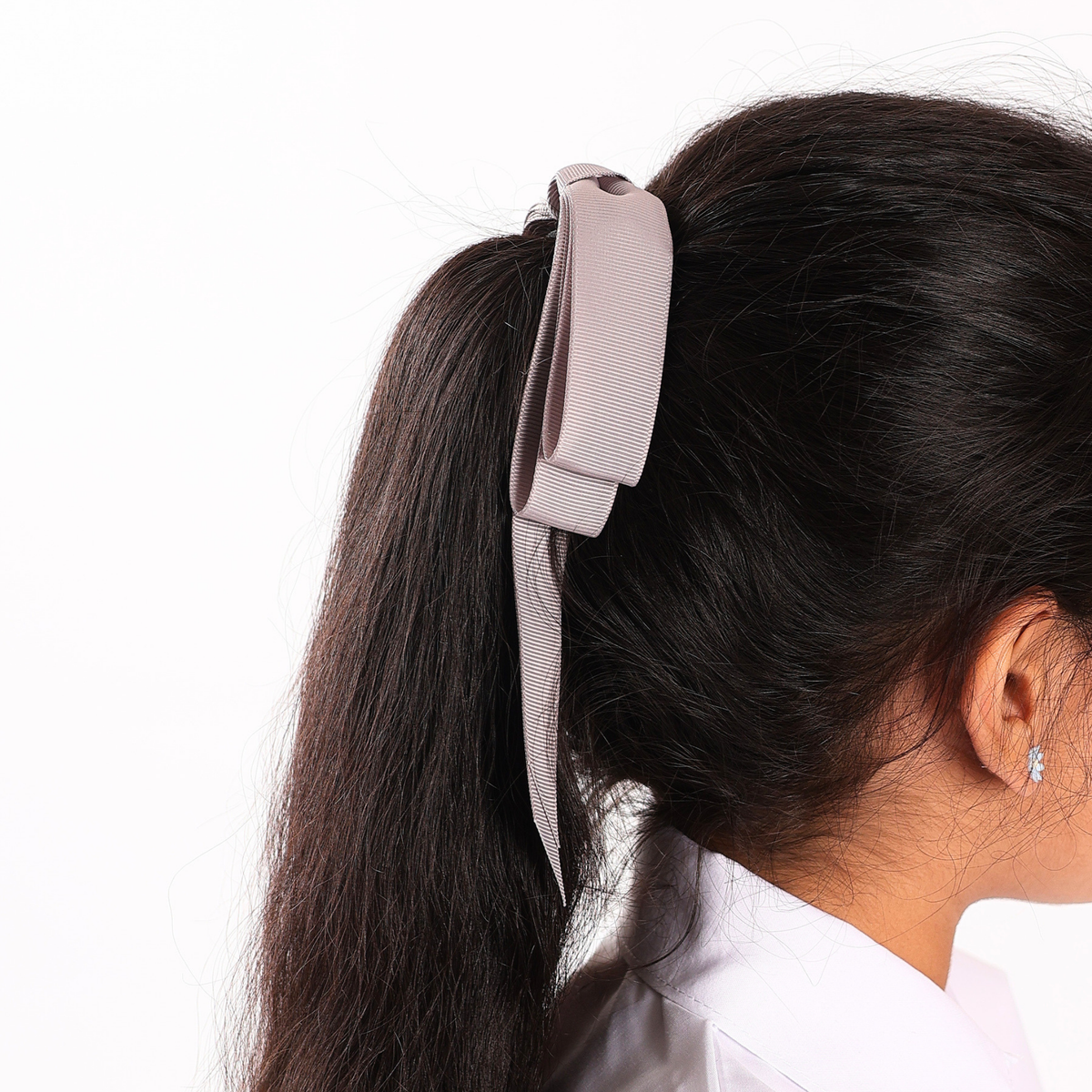 Signature Hair Tie - Light Grey