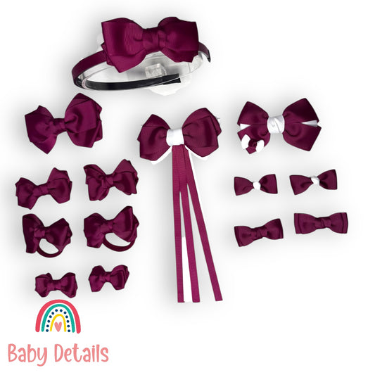 Set 2 - Maroon