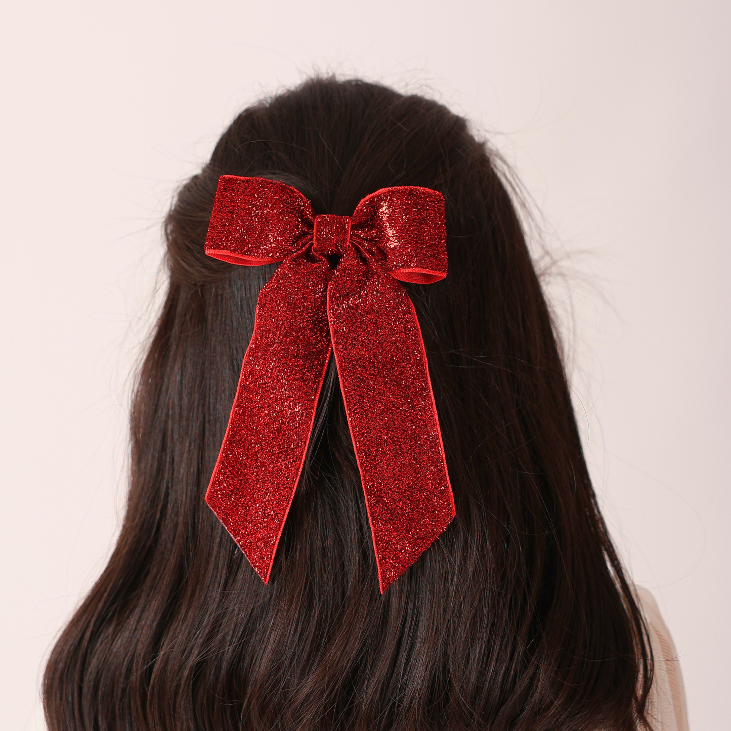 Wide Long Shiny Ribbon - Red