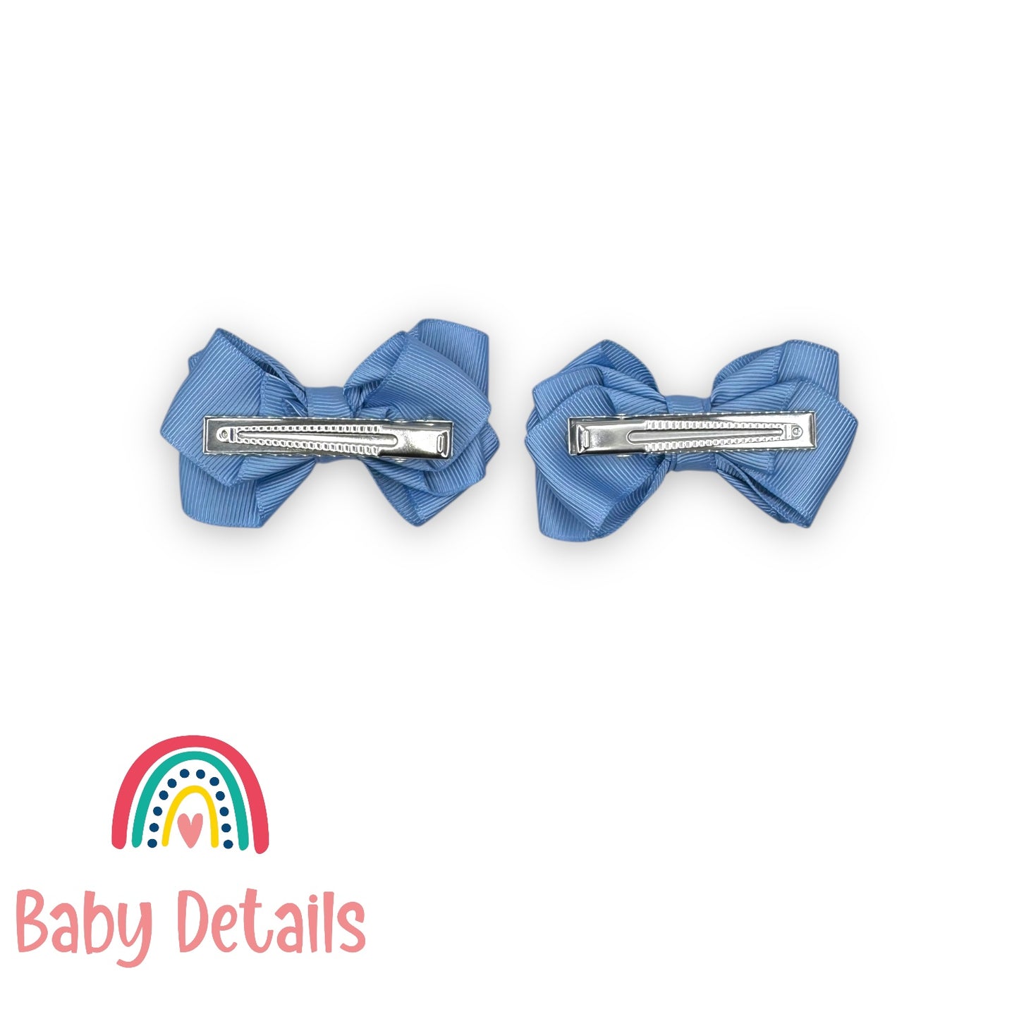 Set of 2 Layers Hair Clip - Ice Blue