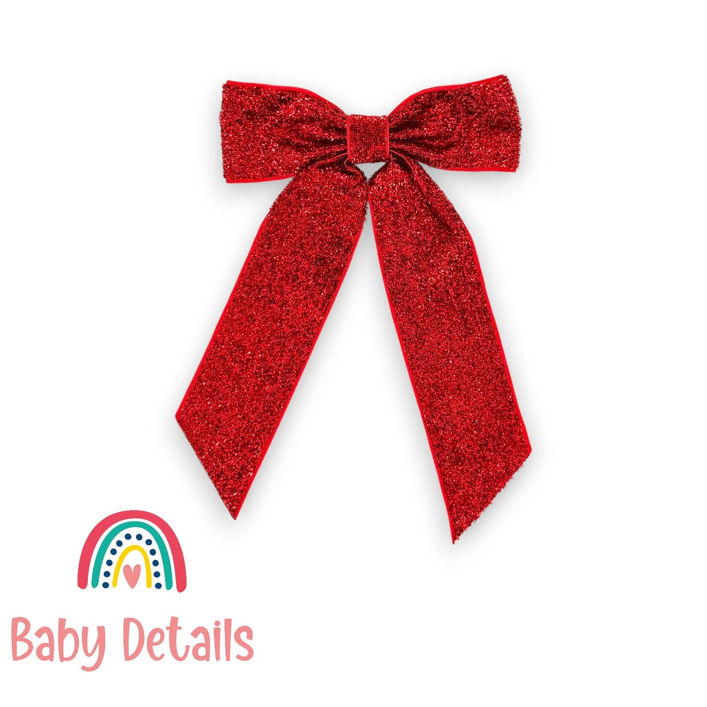Wide Long Shiny Ribbon - Red