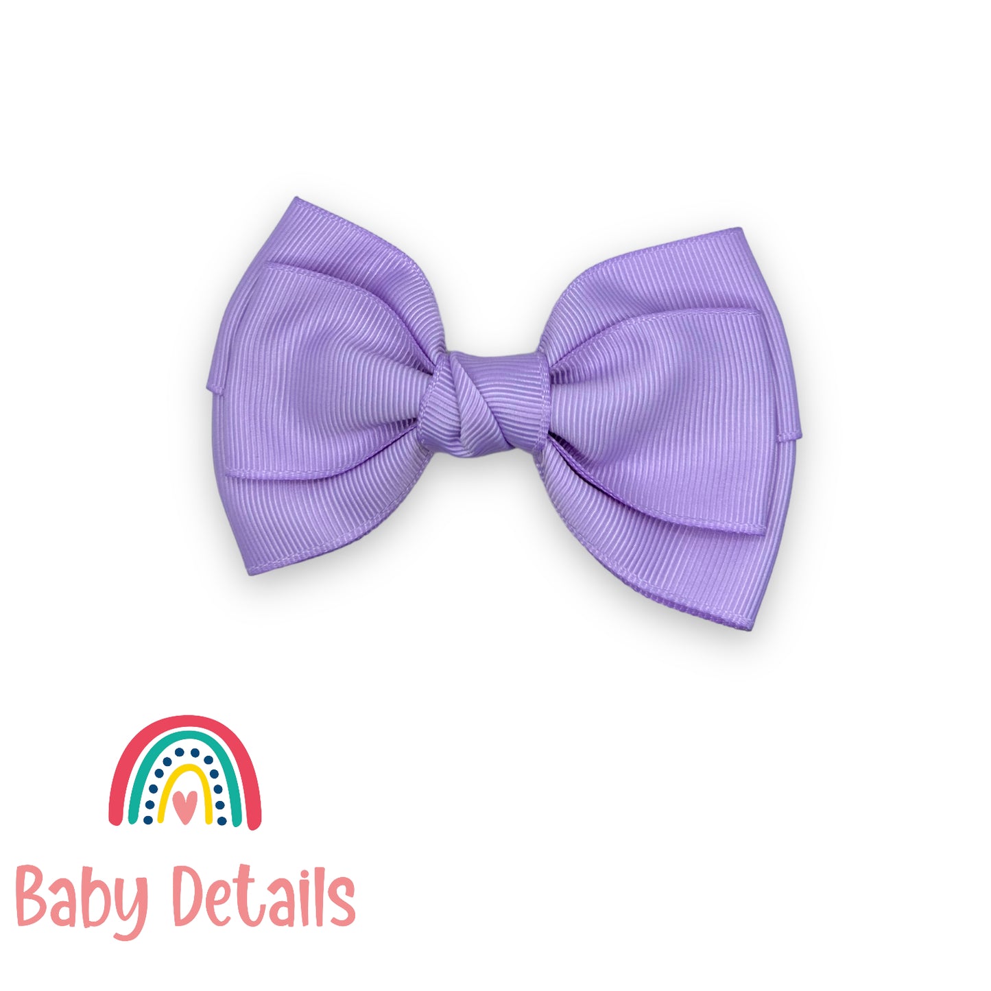 Big Classic Bow hair clip - Purple