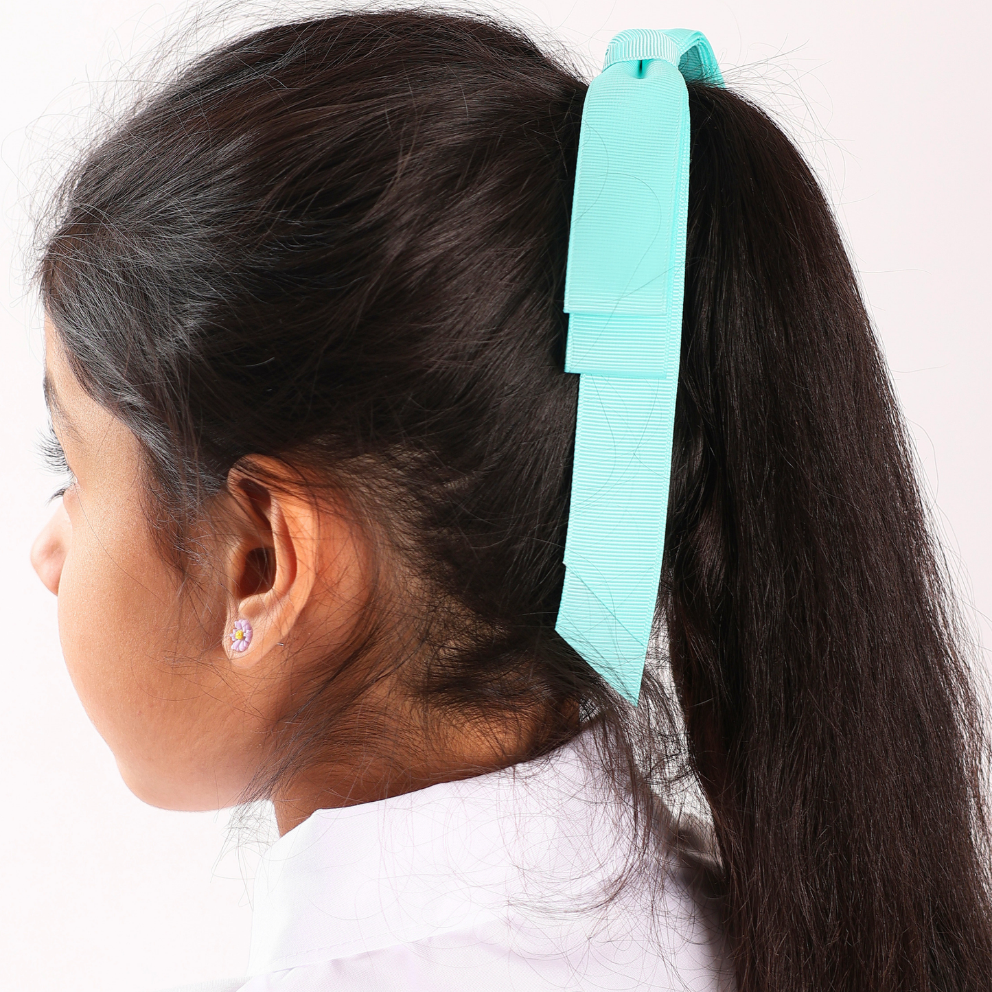Signature Hair Tie - Aqua Green