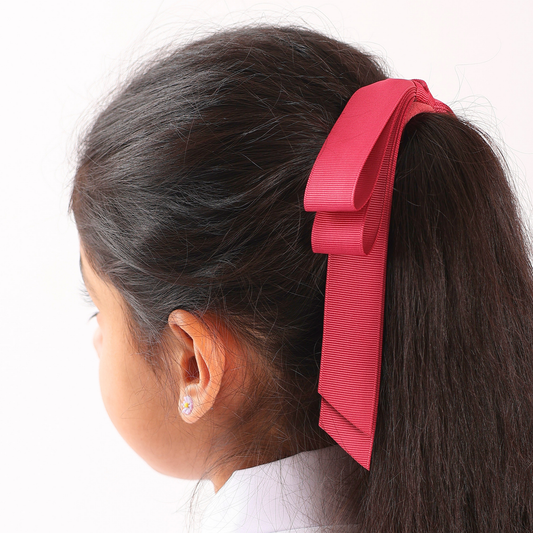 Signature Hair Tie - Cranberry Pink