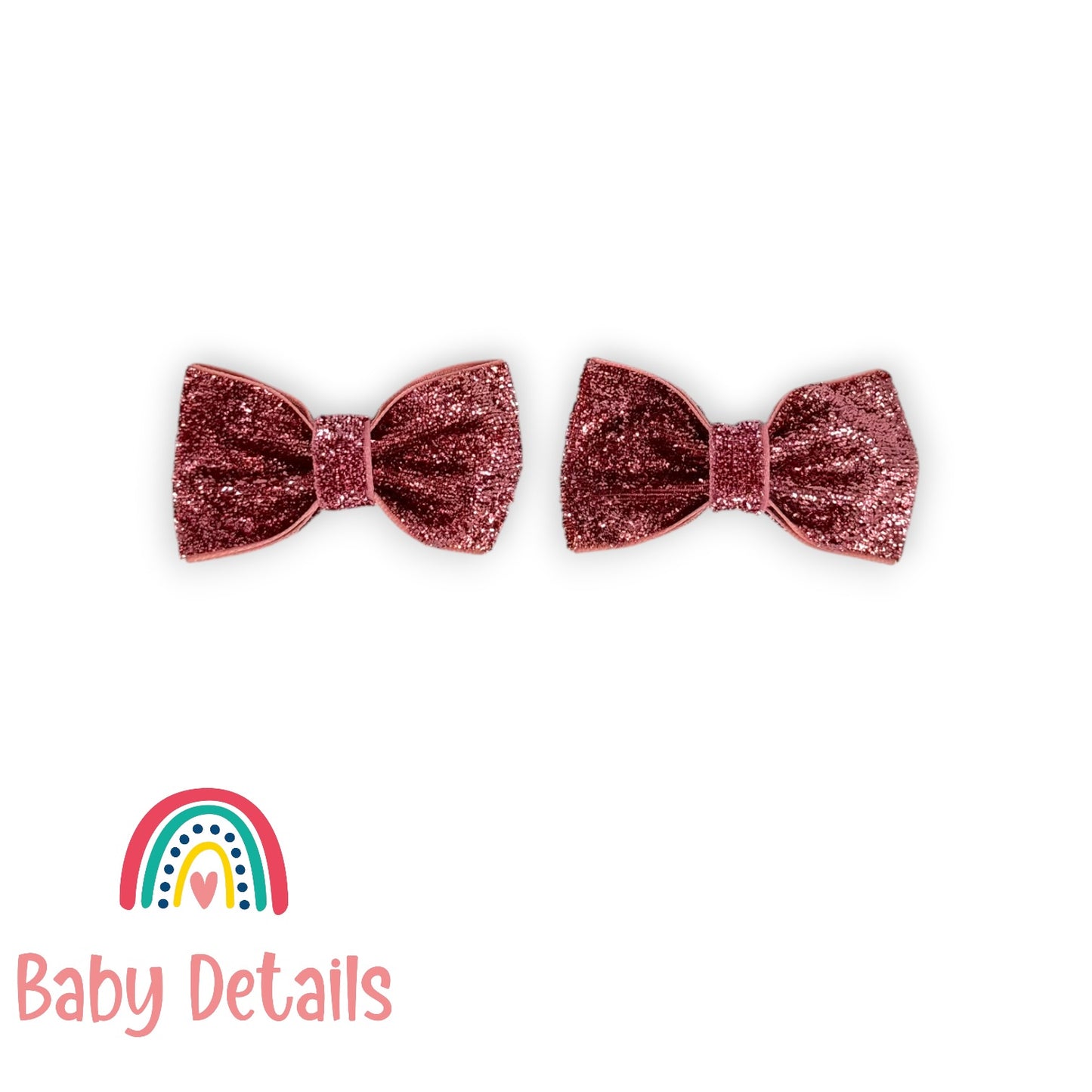 Set of 2 wide Shiny Ribbon - Pink