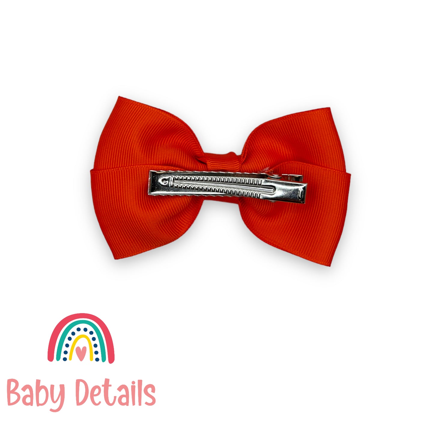 Big Classic Bow hair clip - Orange