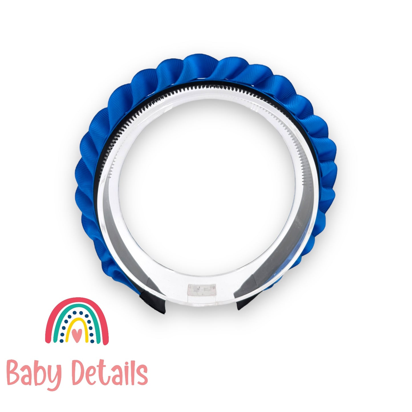 Big Braided Headband - Blue