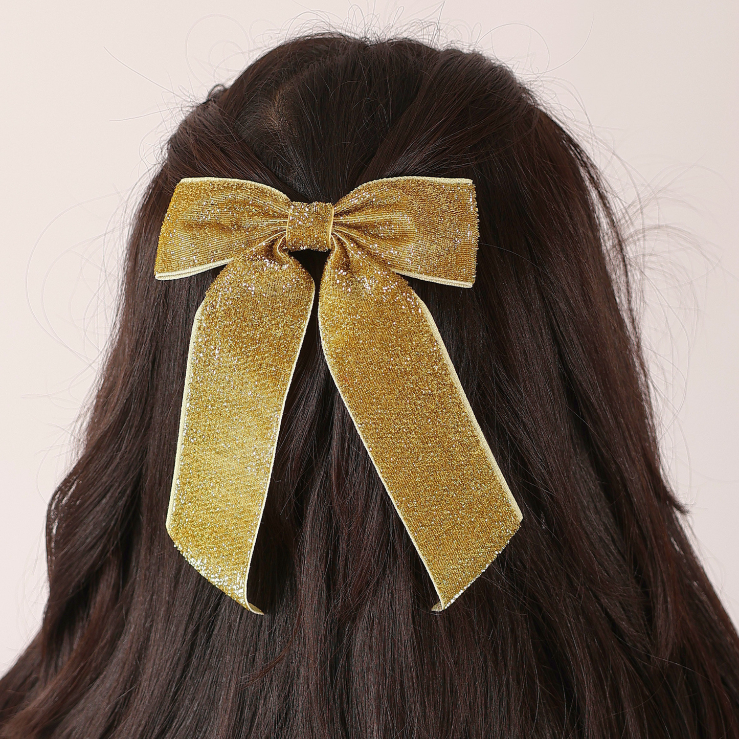 Wide Long Shiny Ribbon - Gold