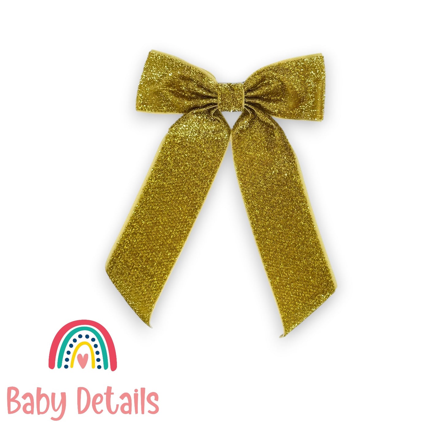 Wide Long Shiny Ribbon - Gold