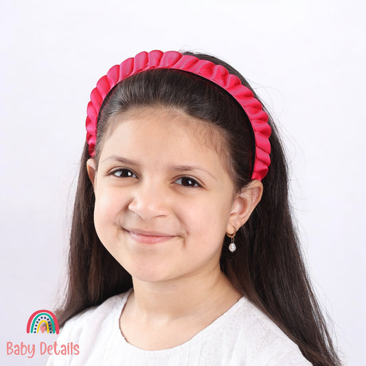 Big Braided Headband - Fuchsia