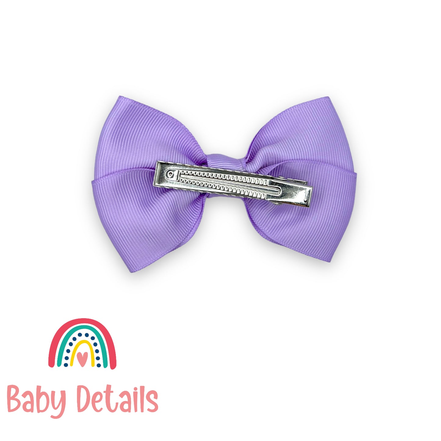 Big Classic Bow hair clip - Purple