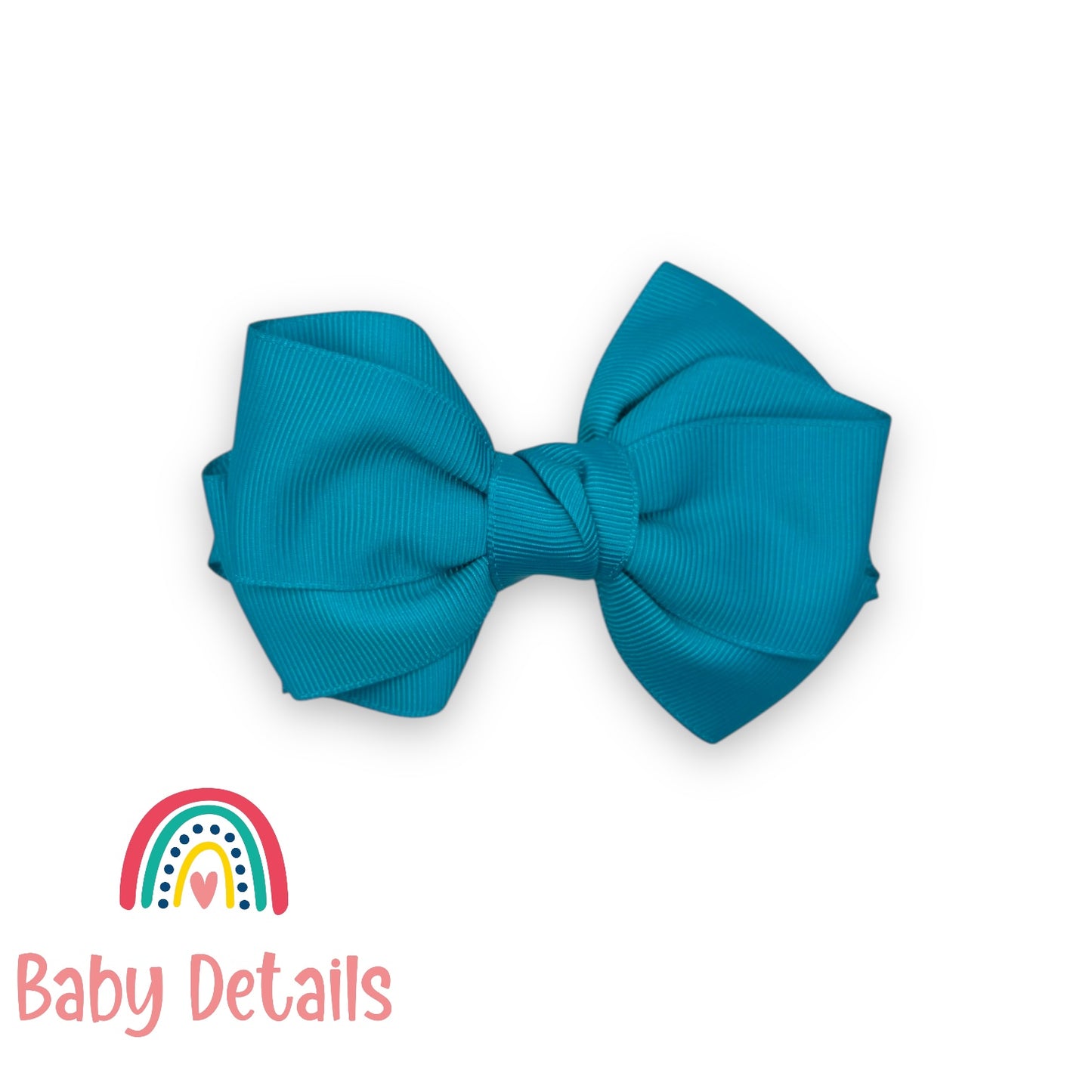 Big Bow Layers Hair Clip - Pacific Blue