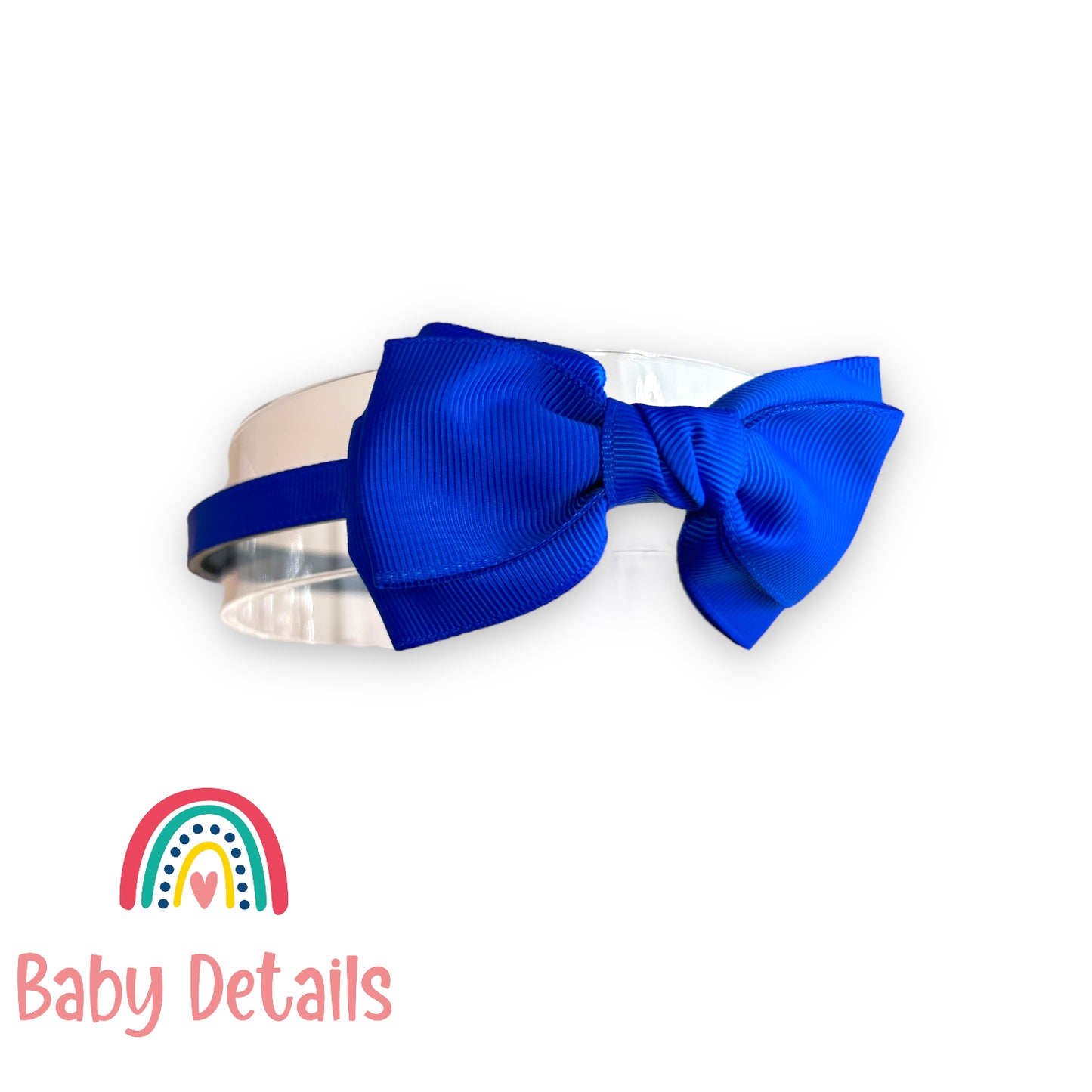 Headband with classic bow - Royal Blue