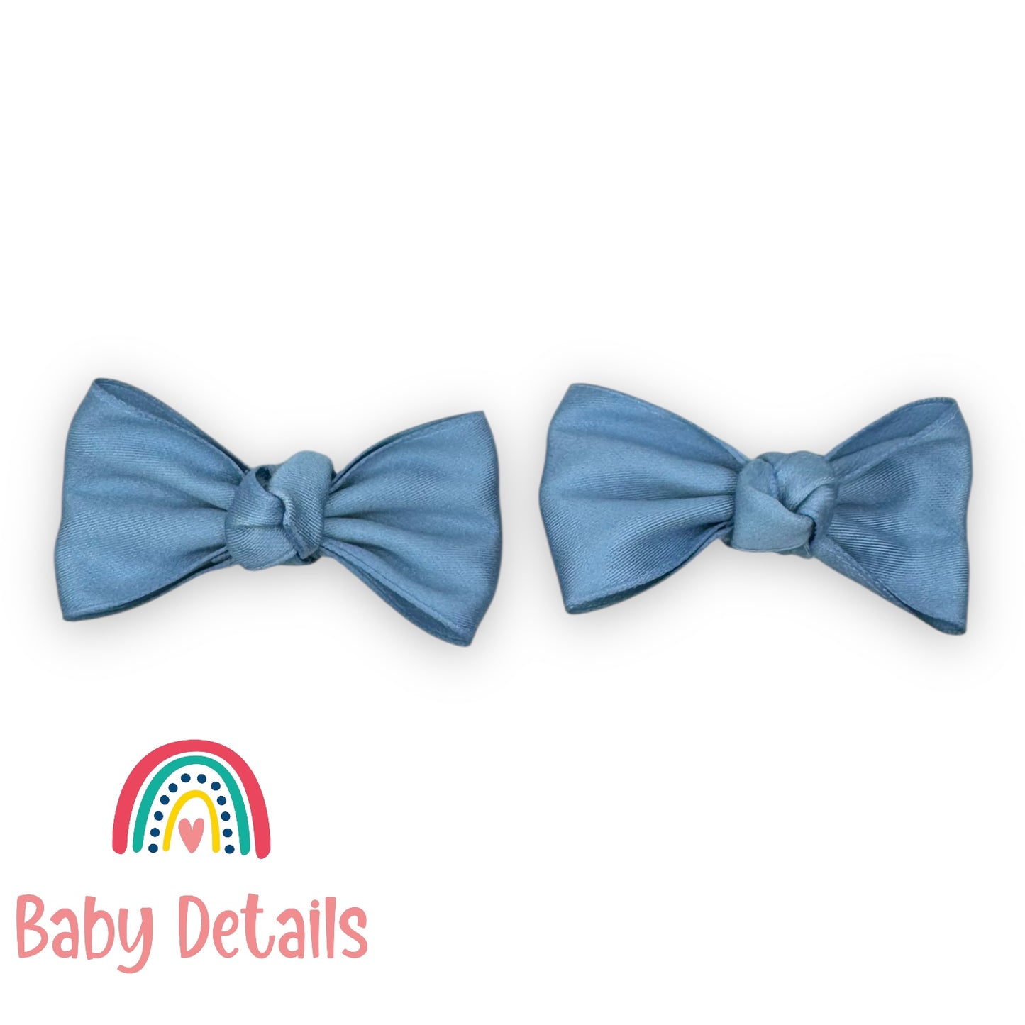 Set of 2 Classic Knot Bows - Blue