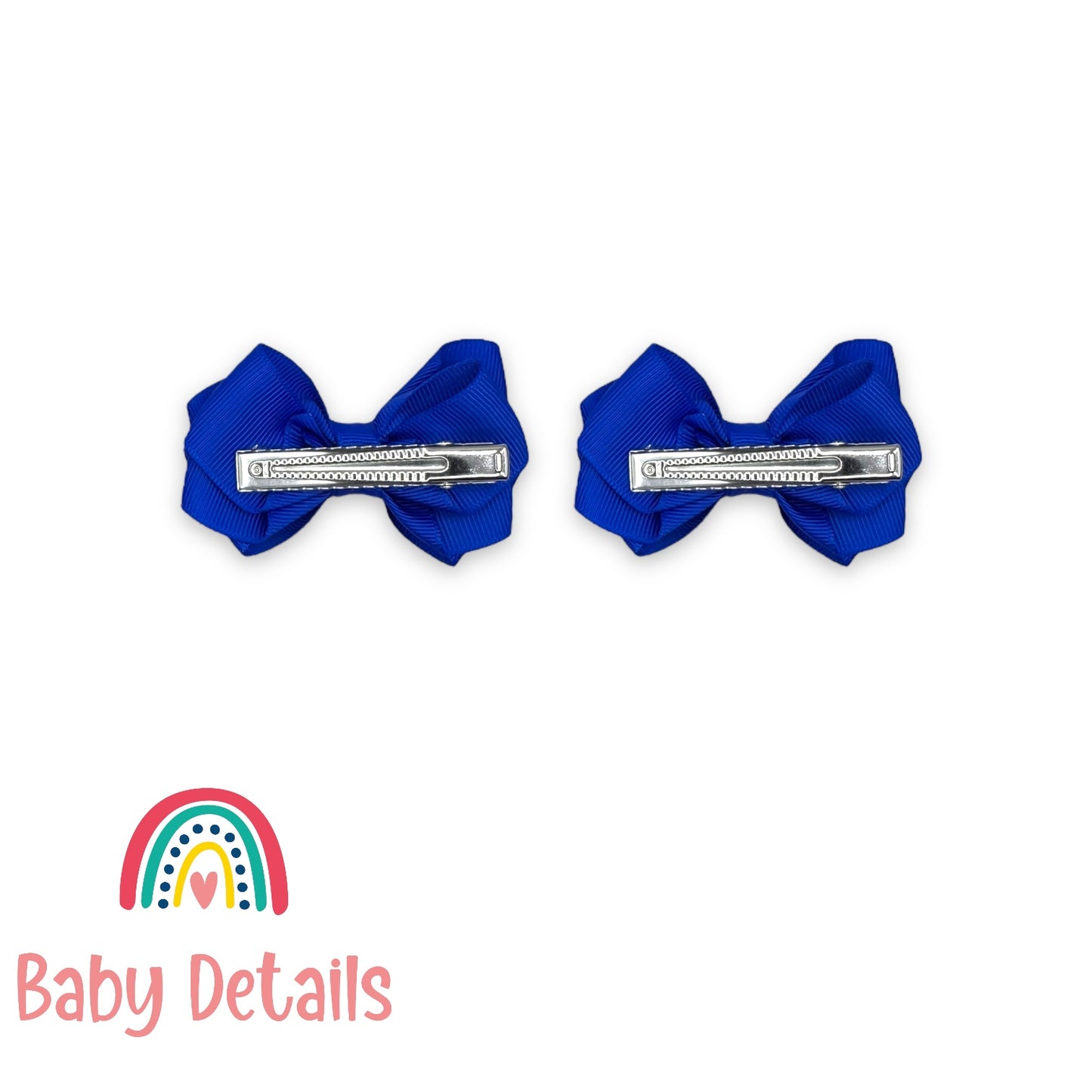 Set of 2 Layers Hair Clip - Royal Blue