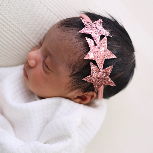 3 Stars Headband - Rose Gold