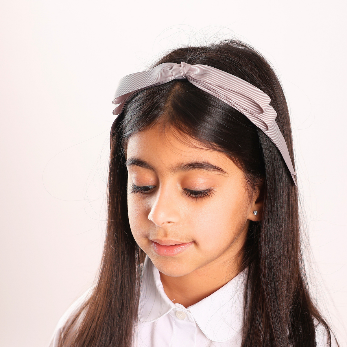 Signature Headband - Light Grey