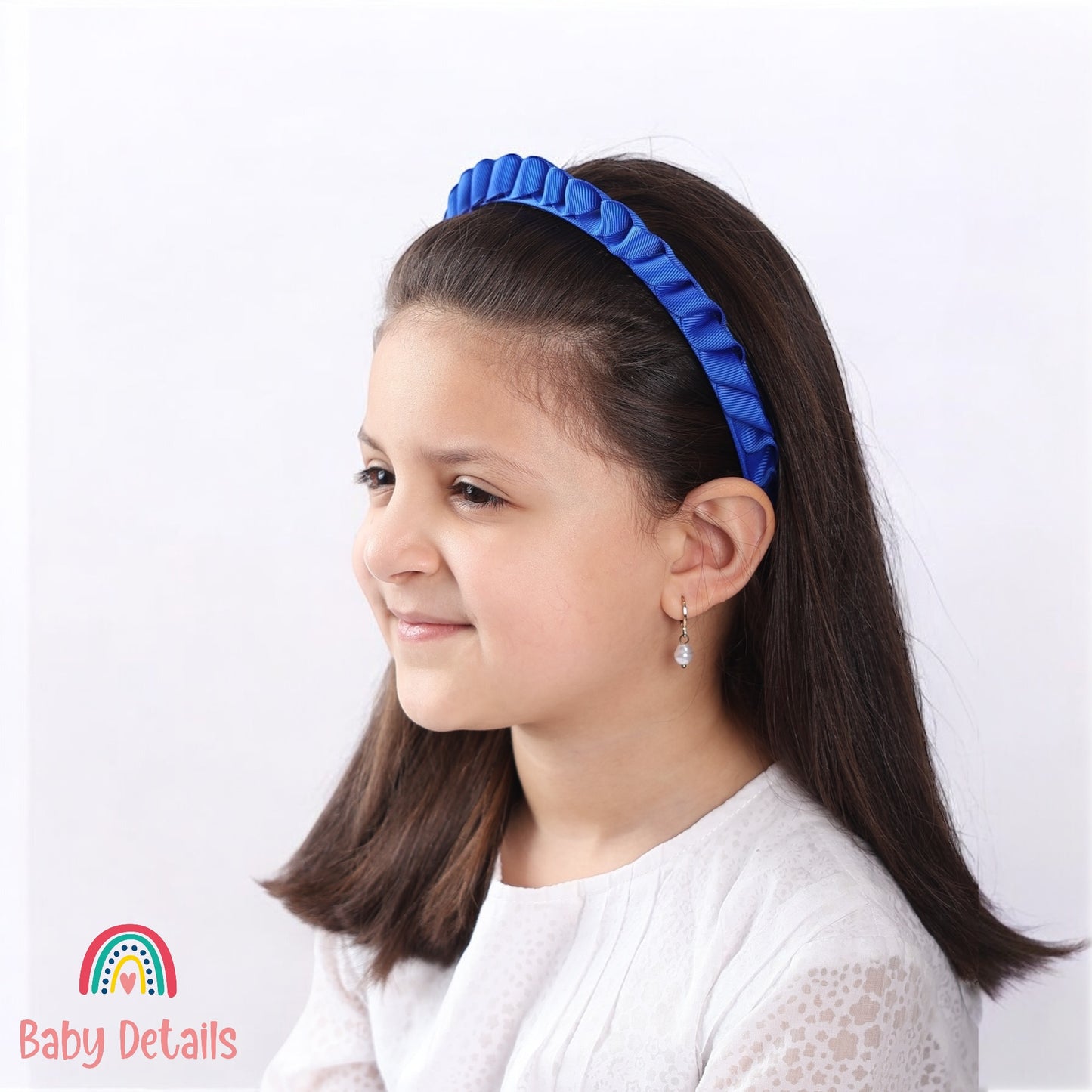 Big Braided Headband - Royal Blue