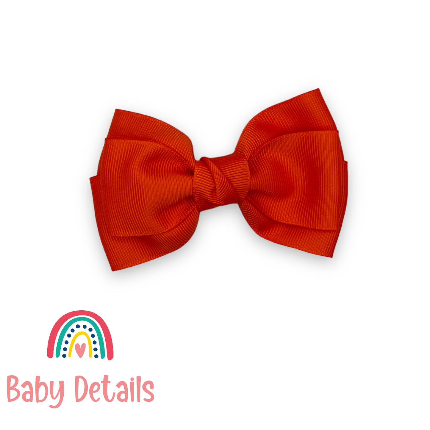 Big Classic Bow hair clip - Orange