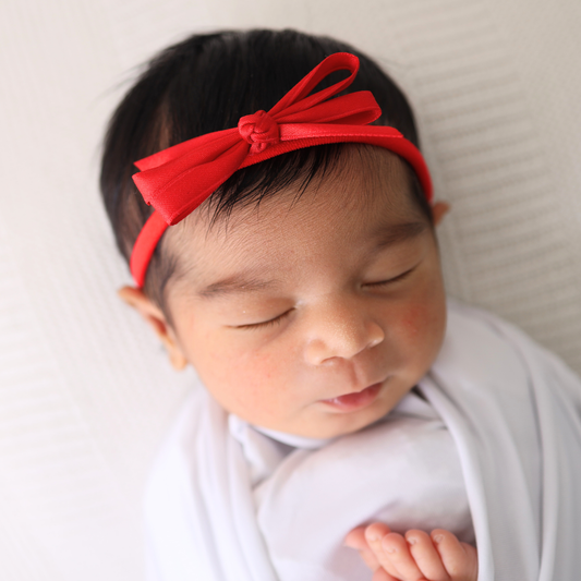 Big Bow Headband - Red