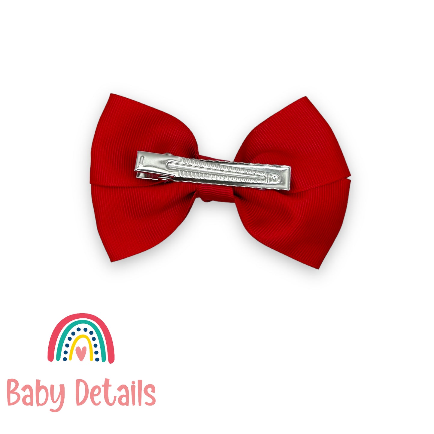 Big Classic Bow hair clip- Red