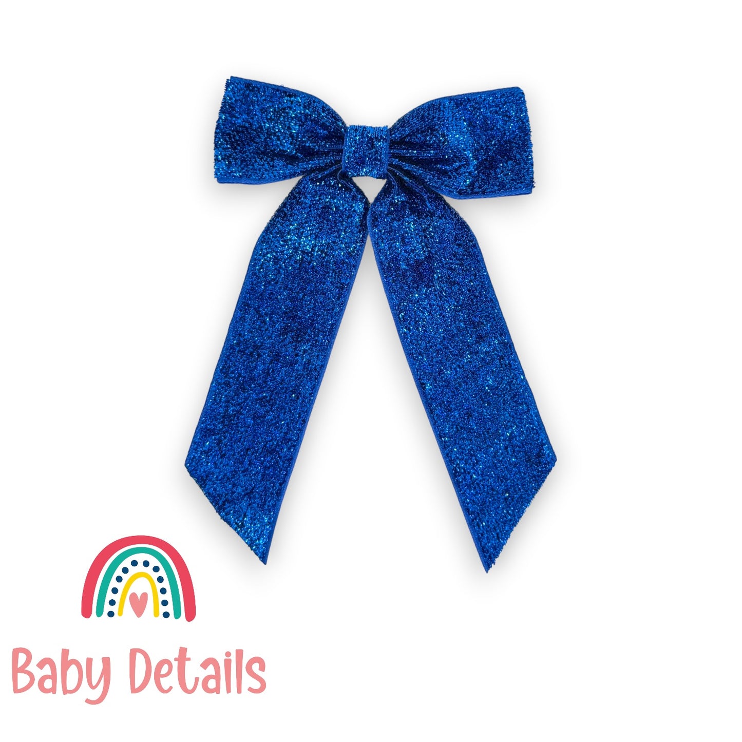 Wide Long Shiny Ribbon - Blue