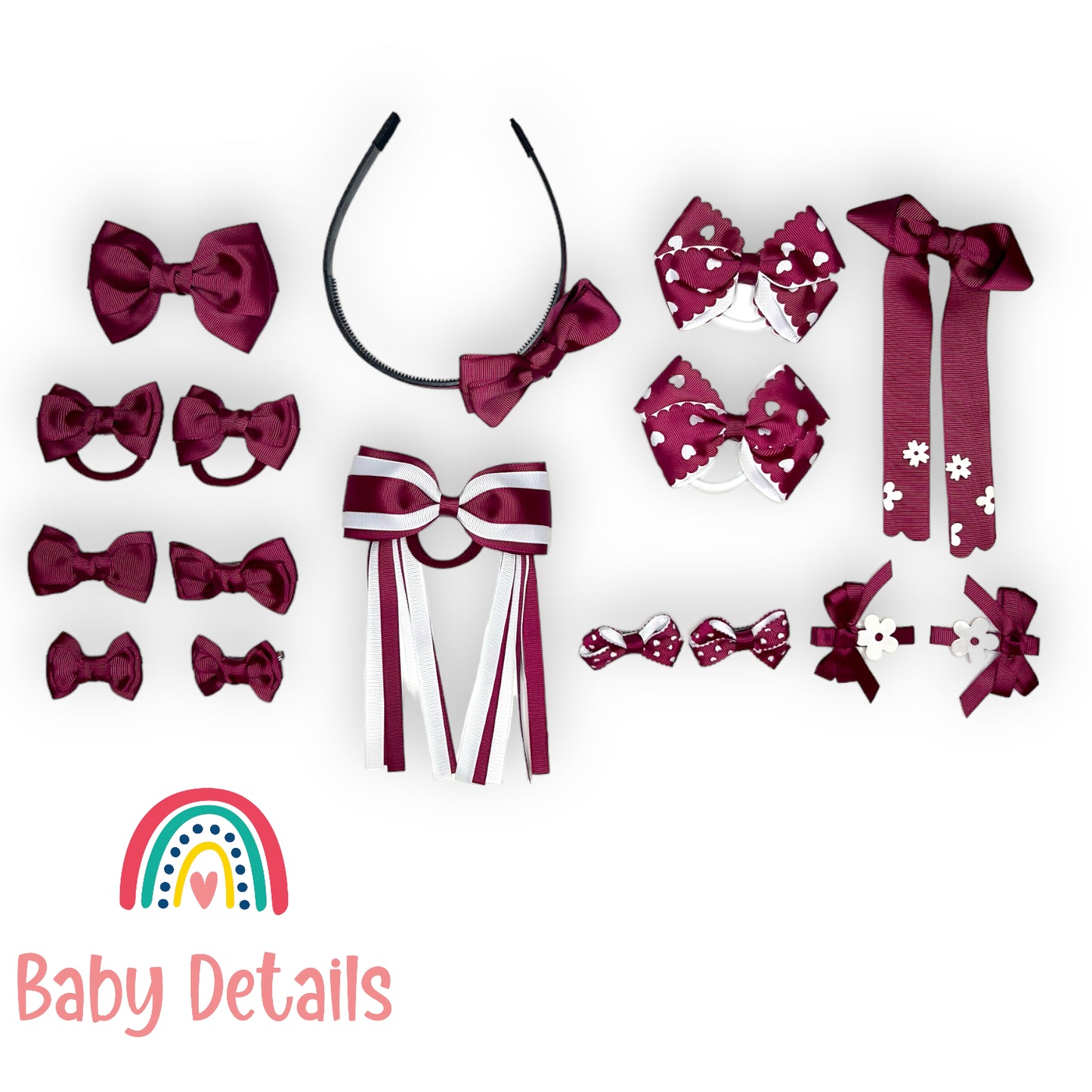 Set 4 - Maroon