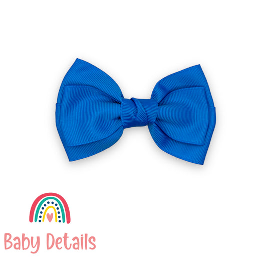 Big Classic Bow hair clip - Blue