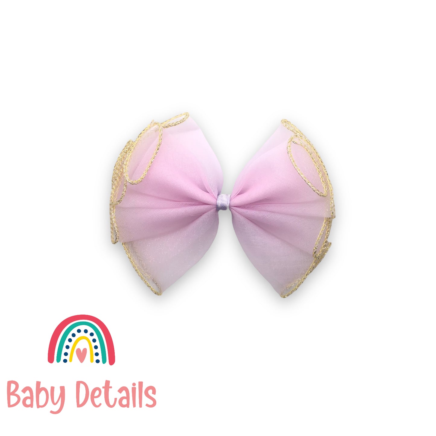 Organza Hair Clip Light Purple