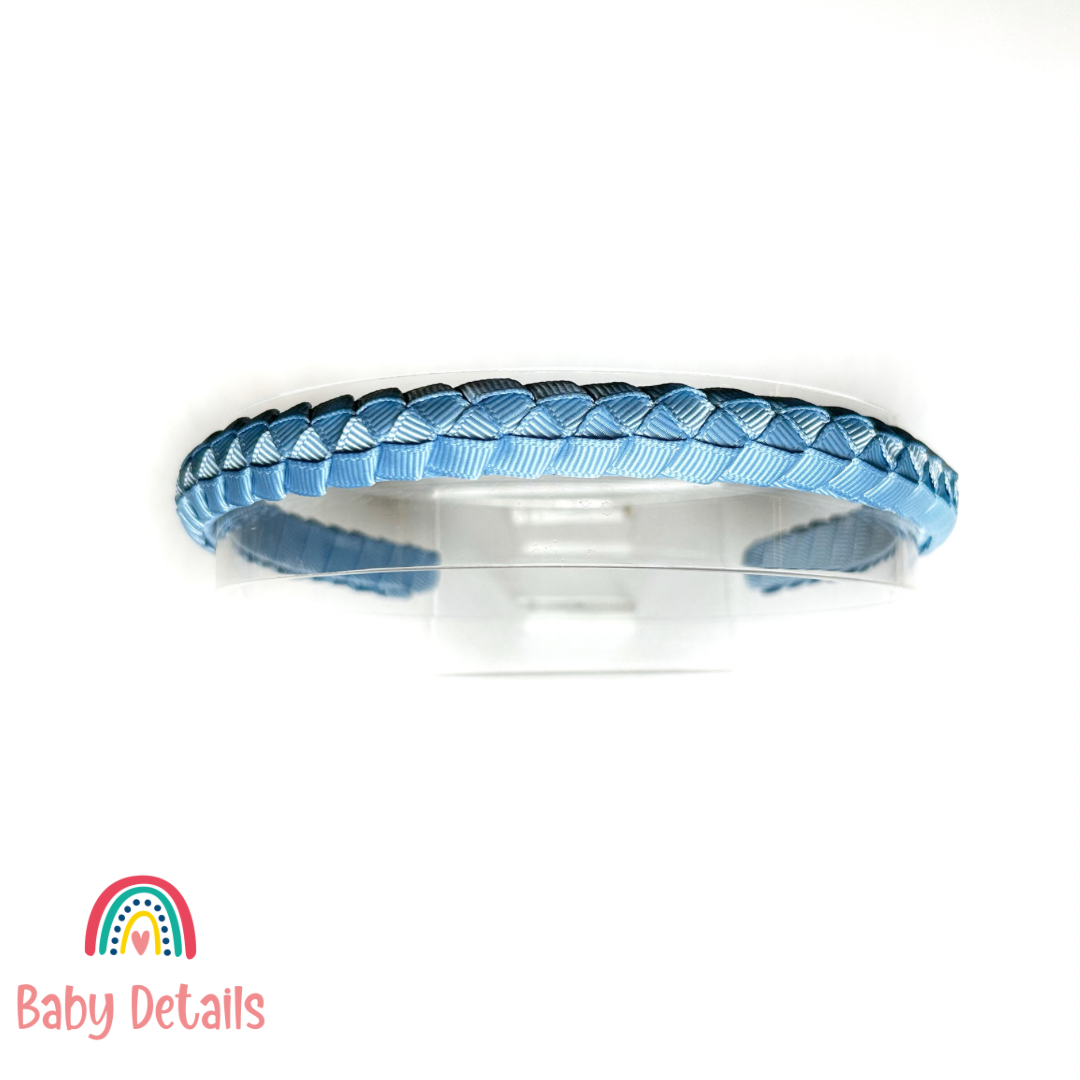 Braided Headband - Ice Blue