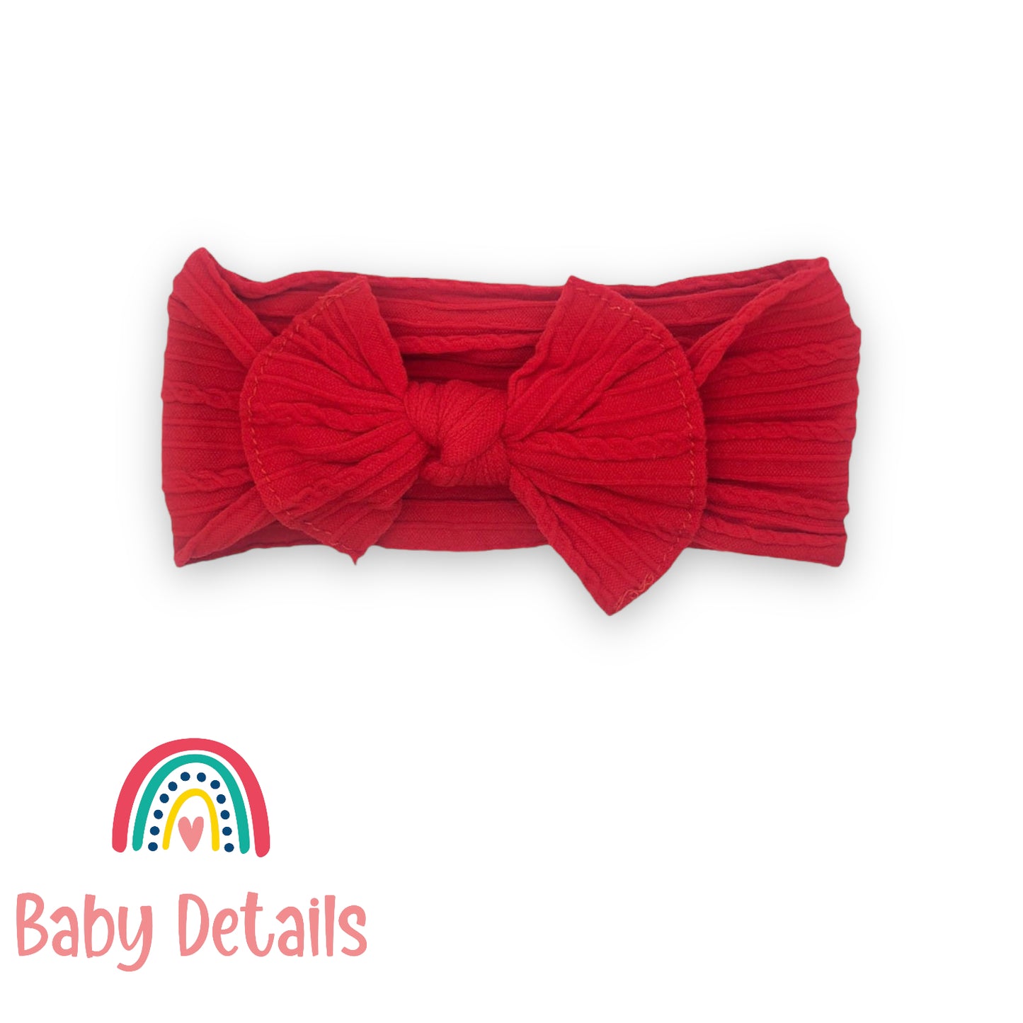 Red Patterned Headband