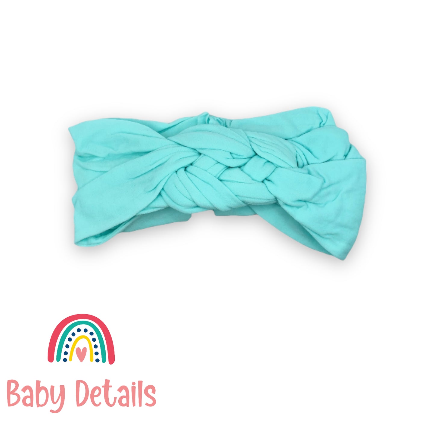 Light Turquoise braided headband