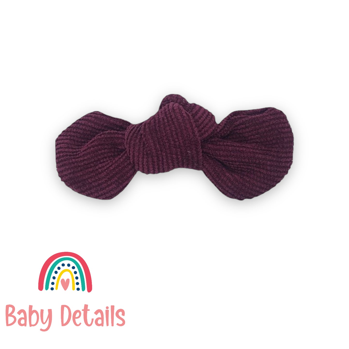 Velvet Hair Clip Maroon