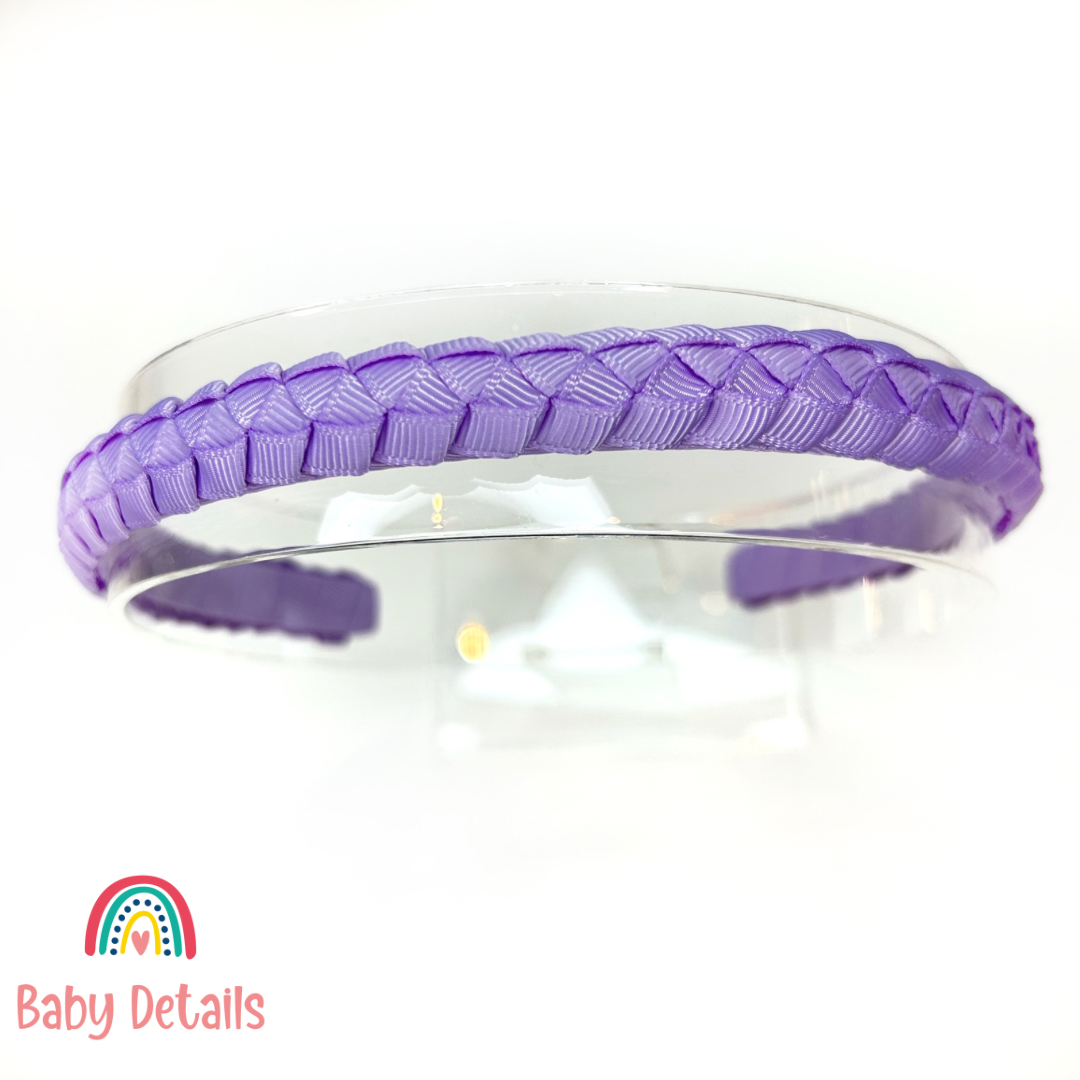 Braided Headband - Purple