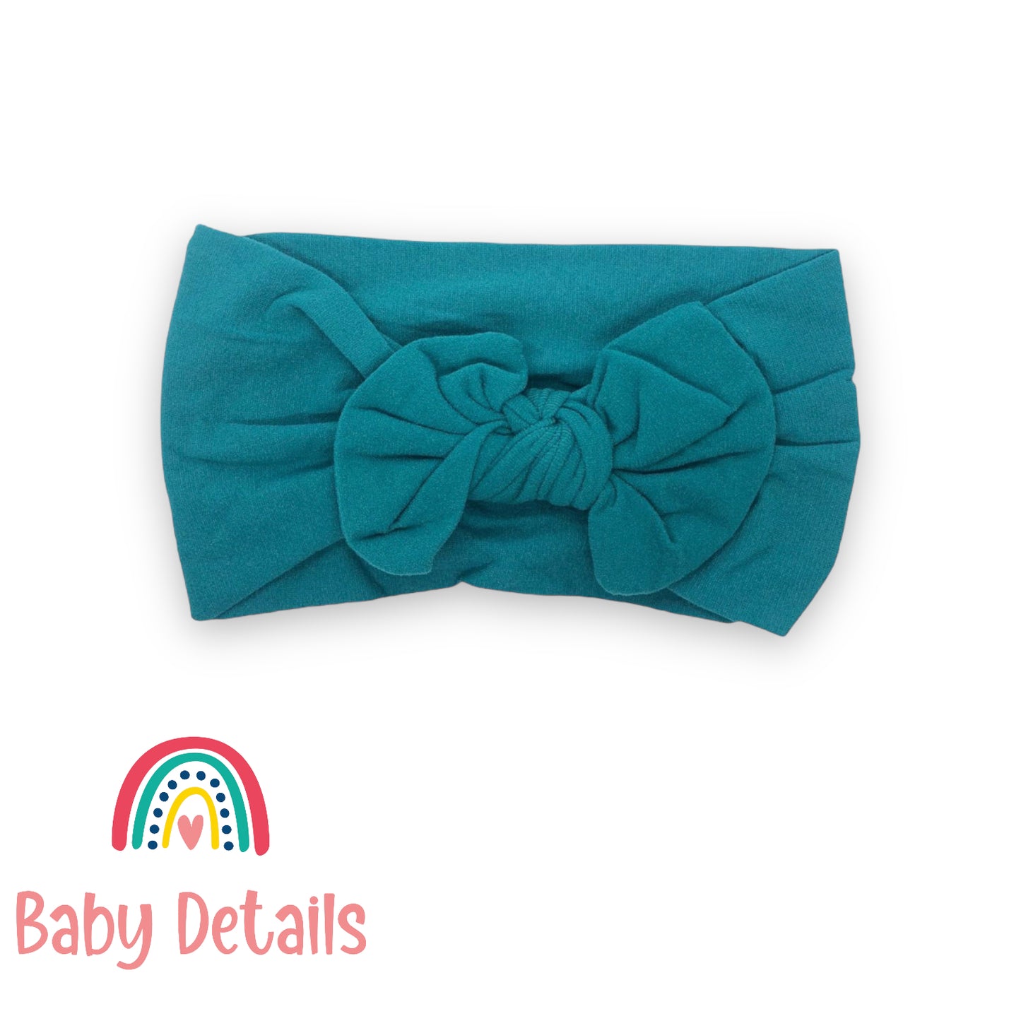 Turquoise Soft Bow Headband