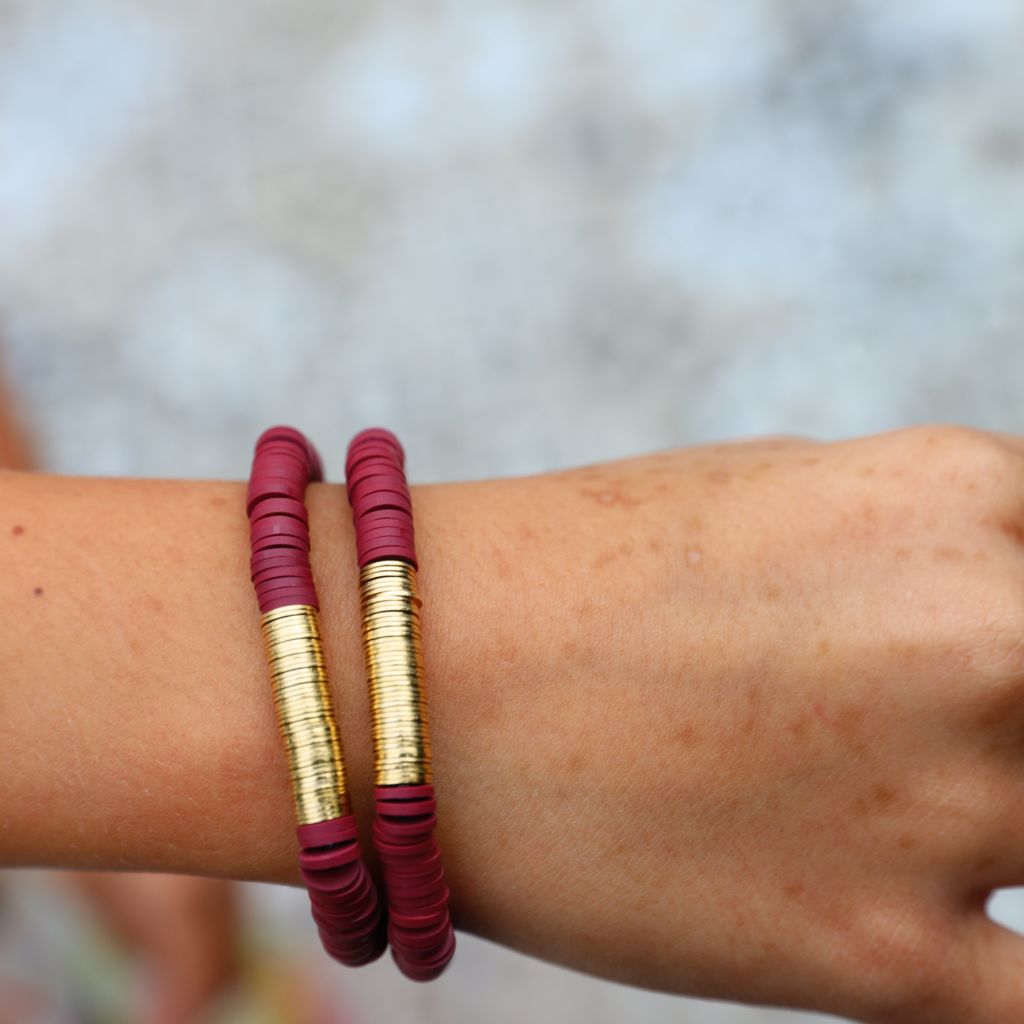 Dark Maroon Bracelets